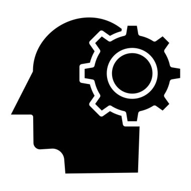 Fikir simgesinin vektör illüstrasyonu