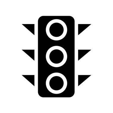 Trafik ışıkları simgesi, vektör çizimi