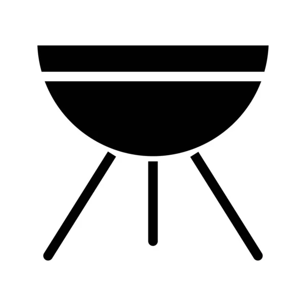 Barbecue Grill Conception Simple — Image vectorielle