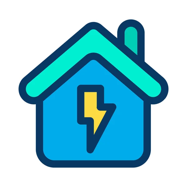 Simple House Icon Vector Illustration — Stock Vector