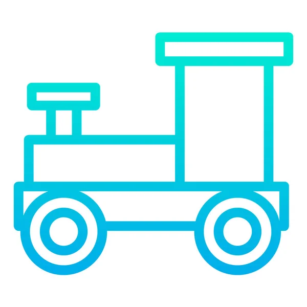 Τρένο Web Εικονίδιο Απλό Σχεδιασμό — Διανυσματικό Αρχείο