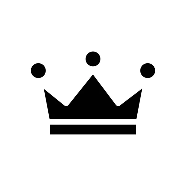 Crown Web simgesi basit illüstrasyon