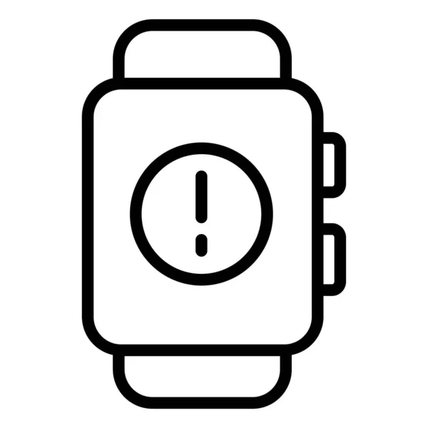 Eenvoudige Smartwatch Icoon Vector Illustratie — Stockvector