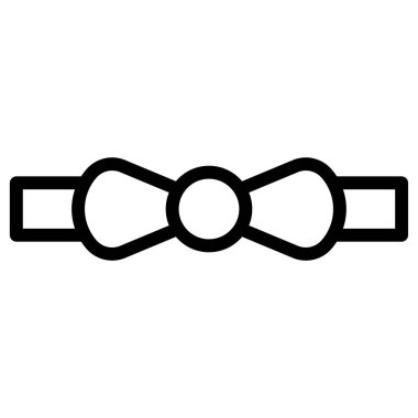 Papyon ikonu vektörü. kontur sembolü çizimi