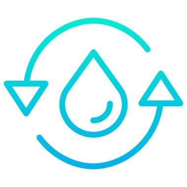 Su damlası. Basit resimleme