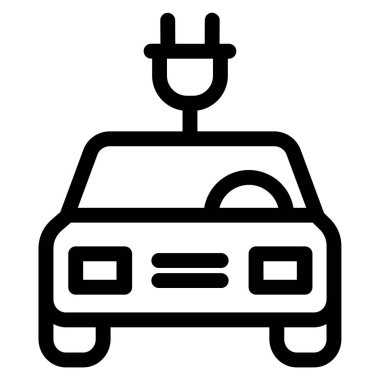 - Araba. Web simgesi basit illüstrasyon