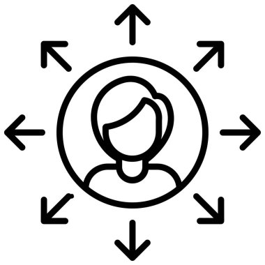 kullanıcı. Web simgesi basit illüstrasyon