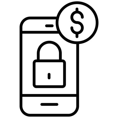 iş ve finans düz vektör simgesi 