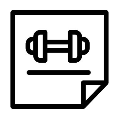 Dambıl. Web simgesi basit illüstrasyon