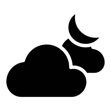 Bulut. Web simgesi basit tasarım