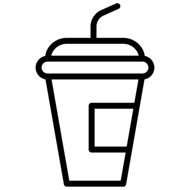 Kahve fincanı. Basit tasarım