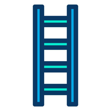 merdiven ağ ikonu vektör illüstrasyonu