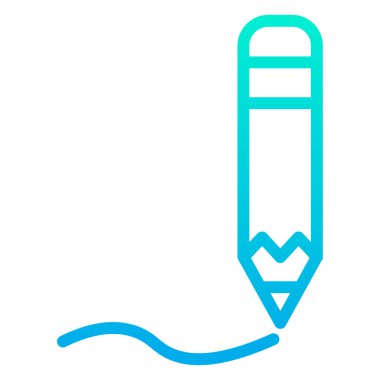 sanat kalemi. Web simgesi, vektör basit illüstrasyon