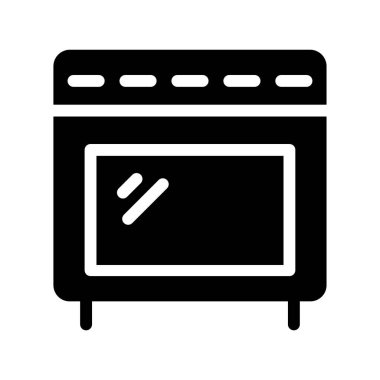 Fırın. Web simgesi basit illüstrasyon