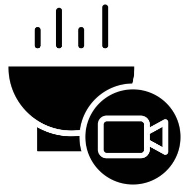 basit video kutsal kişilerin resmi, vektör çizim