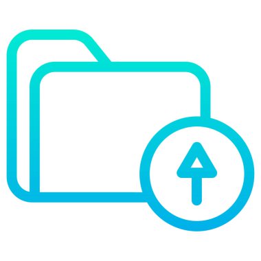 Dosya. Web simgesi basit illüstrasyon 