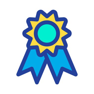 Madalya ödülü. Web simgesi basit tasarım