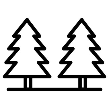 Çam Ağacı. Basit tasarım