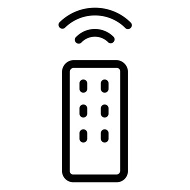 Uzak simge vektör illüstrasyonu