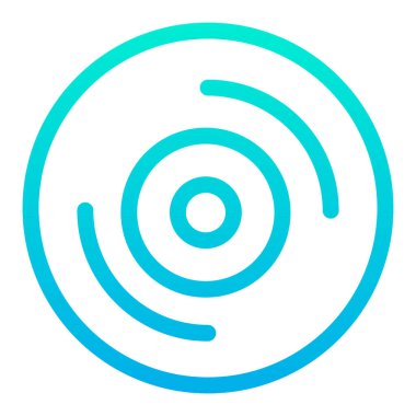  disk ağ simgesi, vektör illüstrasyonu