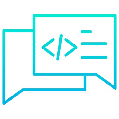 Sohbet kavramı basit sanat vektörü illüstrasyonu 