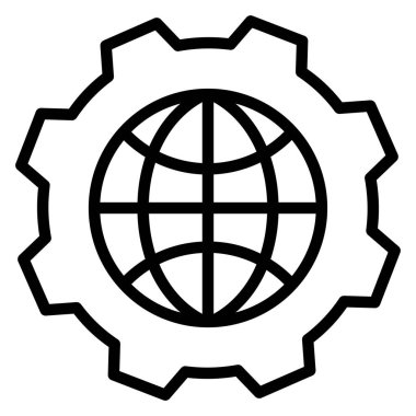 Beyaz arkaplan üzerindeki basit hacker vektör resimleme