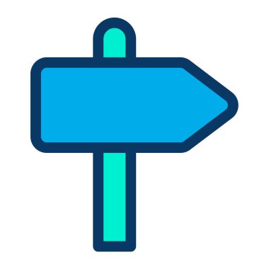 konum minimalist vektör simgesi beyaz üzerinde izole