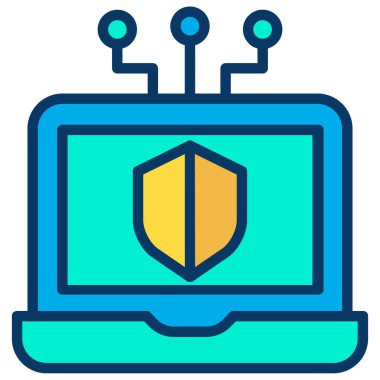 dizüstü bilgisayar simgesi, vektör illüstrasyonu