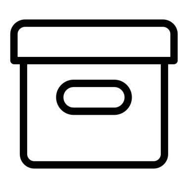 kutu web vektör simgesi