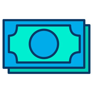 Para için. Web simgesi basit illüstrasyon