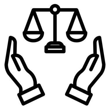 Basit simge, vektör illüstrasyonunu destekle