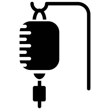 Glikoz şişesi, vektör modern simge