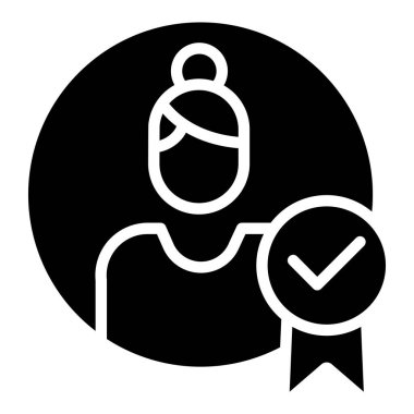 kullanıcı. Web simgesi basit illüstrasyon