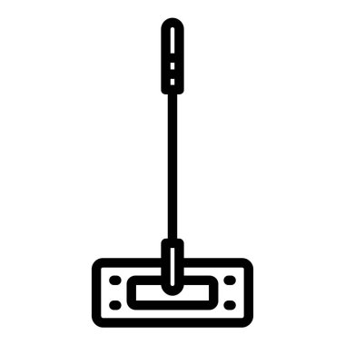 Temizleme simgesinin vektör illüstrasyonu