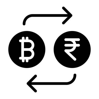 Para için. Web simgesi basit illüstrasyon