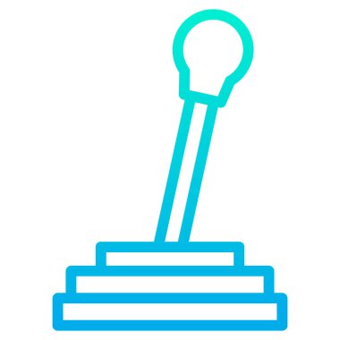 Oyun kolu. Web simgesi basit illüstrasyon