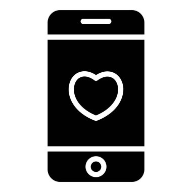 Smartphone Simgesi, vektör illüstrasyonu