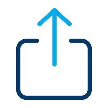 Basit simge, vektör illüstrasyonu yükleniyor