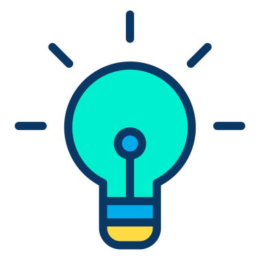 Fikir simgesinin vektör illüstrasyonu