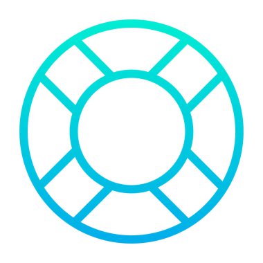 Modern simge Lifebuoy 'un vektör çizimi