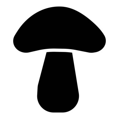 mantar simgesi vektör illüstrasyonu