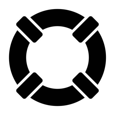 Modern simge Lifebuoy 'un vektör çizimi