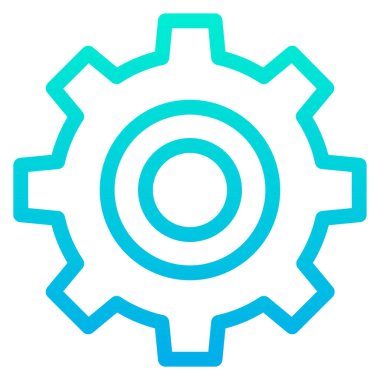 Çarklı. Web simgesi basit illüstrasyon