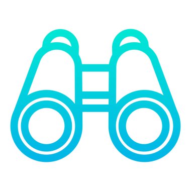 Dürbün. Web simgesi vektör illüstrasyonu