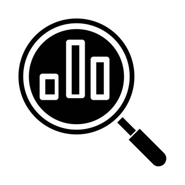 analitik simge vektör illüstrasyonu