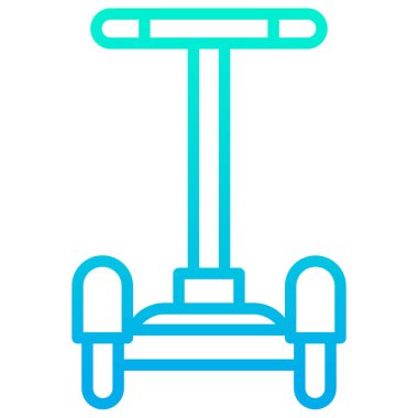 Bir sandalye simgesinin vektör illüstrasyonu