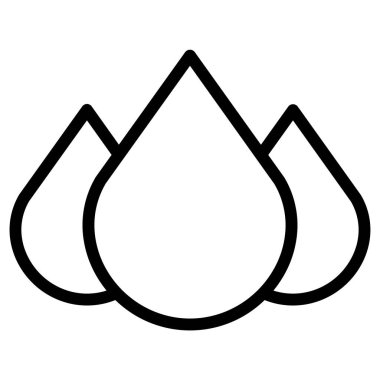 Su damlası. Basit resimleme