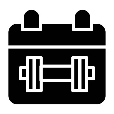 Takvim. Web simgesi basit illüstrasyon