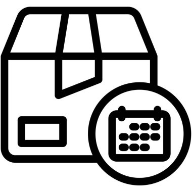 Takvim. Web simgesi basit illüstrasyon