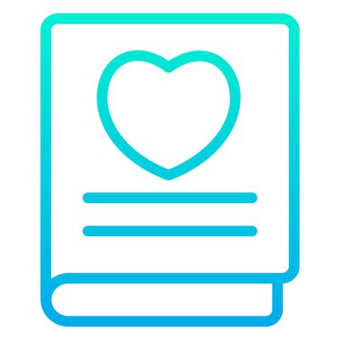 Kitap. Web simgesi basit illüstrasyon